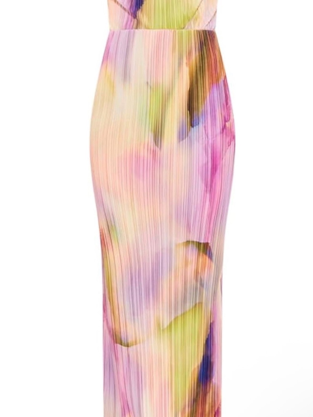 Multi-Color Pleated Maxi Dress - Women - Picture 3 of 3
